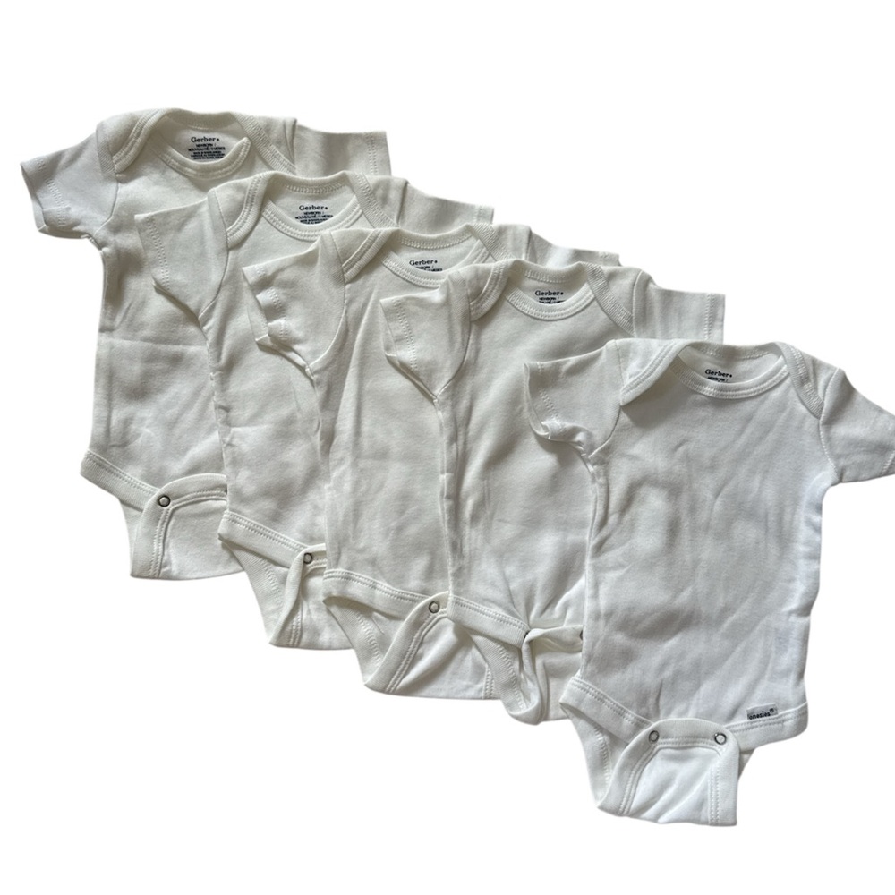 White Newborn Onesie Bundle